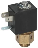 Клапан электромагнитный 2х-канальный 24VAC вход 1/4" выход ø4 мм HENKELMAN 0900858