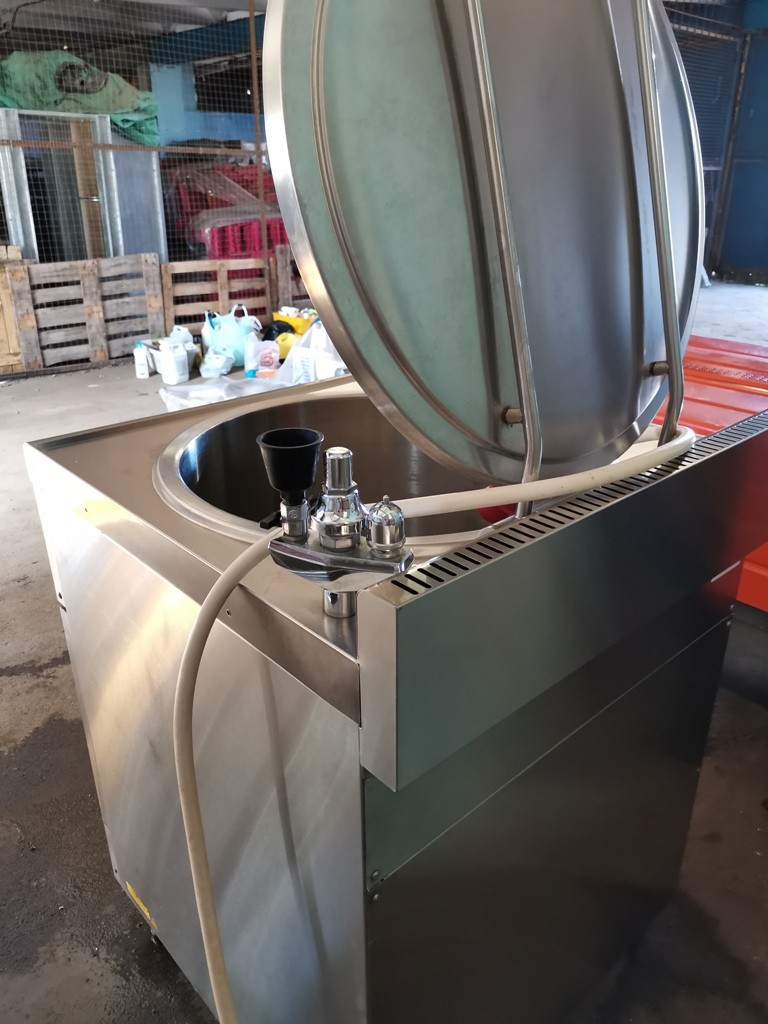 Котел пищеварочный КПЭМ-250/9-Т (вся нерж) с тремя режимами нагрева