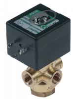 Клапан электромагнитный 3х-канальный 24VAC вход 1/4" выход 1/4" 43мм HENKELMAN 0280052